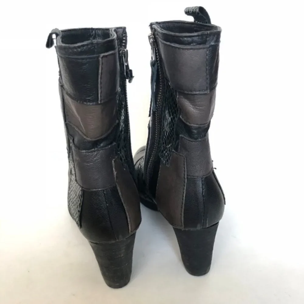 Sheridan Mia Women's Patch Boots Booties Shoes 8 - Picture 6 of 8